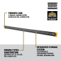 DeWalt DXL Rail métal mural 122cm (DWST82800-0)