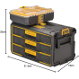 DeWalt DXL DWST08330-1 Coffret 3 tiroirs TOUGHSYSTEM 2.0