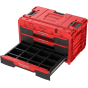 Qbrick Coffret à outils 3 tiroirs System ONE 2.0 RED Ultra HD (SKRQONED3CZEPG003)