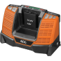 AEG SETLL1850SHD Set de 2 batteries 18V 5.0Ah HD avec chargeur rapide BL1418 (4935478945)